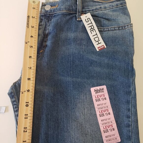 Levi's Superlow bootcut jeans size 13 JRS NWT - Picture 8 of 11